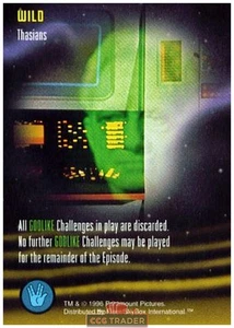 Star Trek The Card Game Thasians Near-Mint/NM Very Rare - Picture 1 of 1