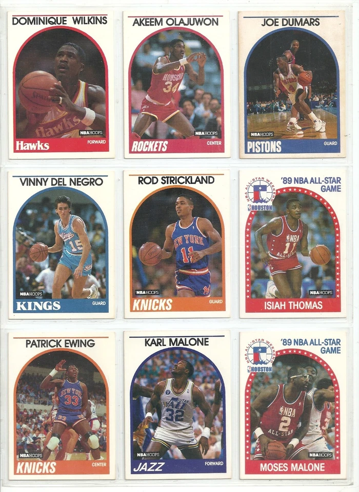 1989-90 NBA HOOPS BASKETBALL COMPLETE YOUR SET U-PICK 1-180 - Image 1 of 1