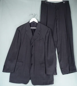 Canali Proposta Suit Set Mens 54R Navy Blazer Trouser Wool Silk Blend Italian - Picture 1 of 24
