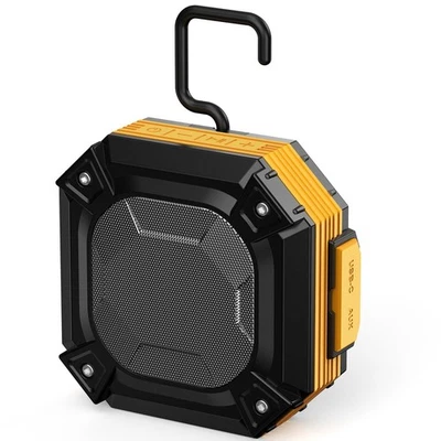 Magnetic Jobsite Speaker with Hook, Portable Bluetooth Wireless Speakers, Han...