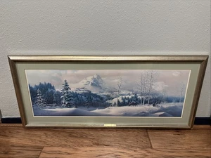 Dalhart Windberg Winter’s Velvet Mantle 1982 LE 22/1000 Signed COA Framed - Picture 1 of 13