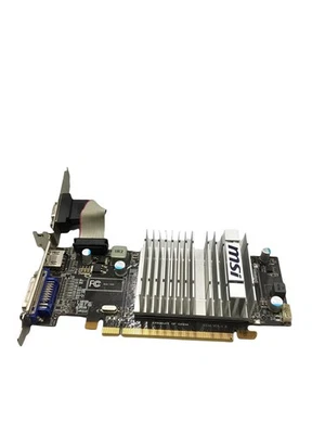 MSI ATI RADEON  R5450 1GB DDR3  PCI VIDEO CARD / M1-3 R5450-MD1GD3H/LP - Image 1 of 4