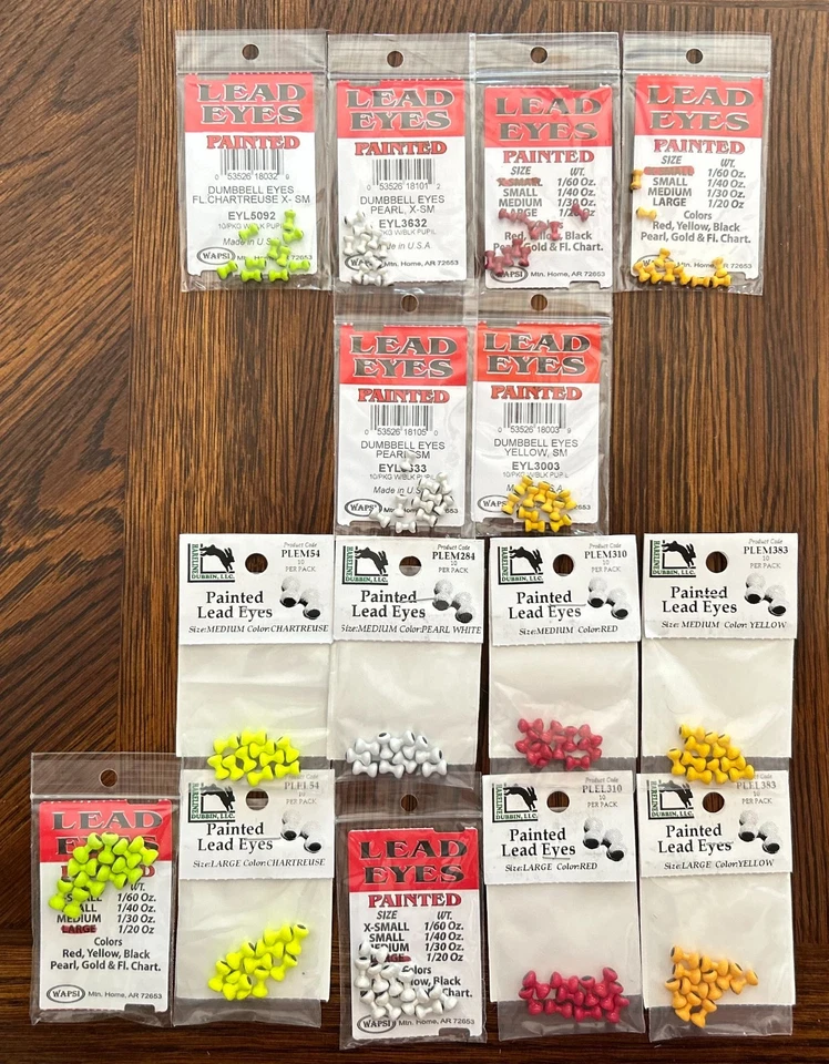 Ojos de plomo pintados - Hareline Foto 1 de 1