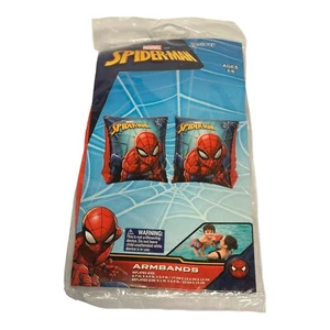 Brazaletes de natación Marvel Spider-Man flotadores piscina flotadores edades 3-6 - Imagen 1 de 9
