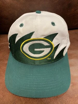 Gorra deportiva con cierre a presión de fútbol americano de la NFL con logotipo de los Green Bay Packers vintage de los 90 Foto 1 de 4