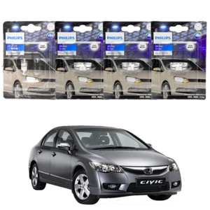 PHILIPS LED White Interior Light Package for 2007-2011 Honda Civic FD VTI Sedan  - Picture 1 of 2