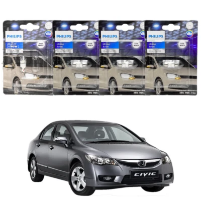 PHILIPS LED White Interior Light Package for 2007-2011 Honda Civic FD VTI Sedan  - Image 1 of 2