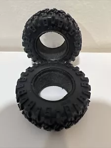 Rc4wd Rock creeper 1.0" Scale Tires set (4)Micro tires Crawlers scx24 1/24 jeep - Picture 1 of 10