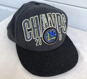 Golden State Warriors 2018 NBA Finals Champions New Era 9FIFTY Snapback Hat - Picture 1 of 5