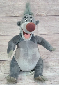 Disney Store The Jungle Book Plush Baloo Stuffed Animal Toy Bear Gray 7" - Picture 1 of 6
