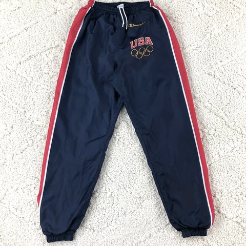 Vintage 80s 90s Champion NBA Warm Up Track Pants Dream Team Rare Jordan Sz Small Cover