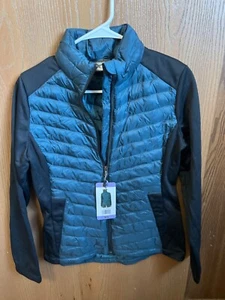 32° Heat Jacket Teal/Black Insulated Puffer Women's Size XS NWT - Picture 1 of 4