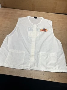NFL Reebok Super Bowl XLIV 2010 New Orleans Saints Camera Sideline Vest White XL - Picture 1 of 4