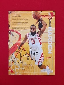 2013 James Harden Johnny Manziel Sports Illustrated For Kids Poster 15x11 - Picture 1 of 3