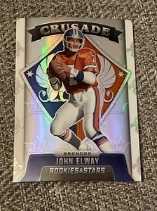 2021 Rookies & Stars Crusade Silver Prizm John Elway - Denver Broncos - Picture 1 of 2