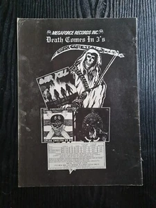 OVER KILL STORMTROOPERS OF DEATH ORIGINAL 1986 MUSIC ADVERT 8.5X11" POSTER - Picture 1 of 1