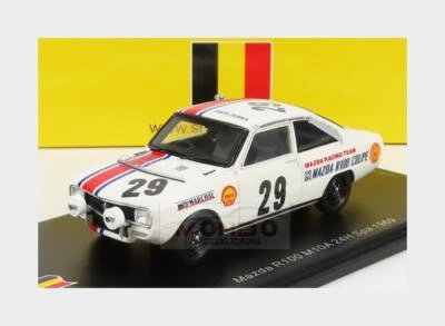 1:43 SPARK Mazda R100 M10A #29 24H Spa 1969 Y.Deprez Y.Katayama White Red SB492 - Immagine 1 di 2