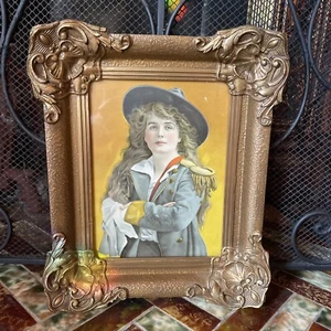 Antik 1903 Irene Bentley Druck ""das Mädchen von Dixie"" US-Bürgerkriegsoffizier Frau - Bild 1 von 12