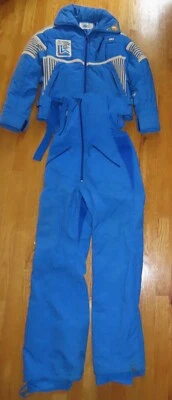 Rare Asics LAKE PLACID 1980 USA OLYMPIC XIII WINTER GAMES SM Ski Jacket & Pants - Image 1 of 4
