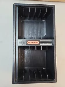 Gabinete de almacenamiento de cartucho oficial Super Nintendo SNES negro 12 ranuras OEM - Imagen 1 de 11