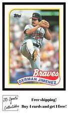 1989 Topps German Jimenez #569 Atlanta Braves