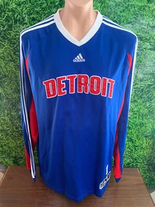 2006-07 Detroit Pistons Basketball #1 Allen Iverson Shooting Shirt Size Large-T - Picture 1 of 6