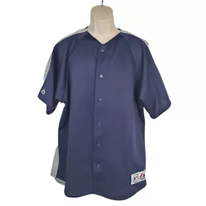 Vintage Majestic Yankee Jersey Size Large Made in USA Blank Embroidered MLB - Picture 1 of 9