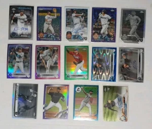 2018-2024 Topps Chrome Miami Marlins Autograph Refractor Team Lot - Picture 1 of 11