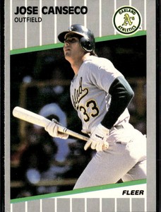 1989 Fleer #5 Jose Canseco NM/MT+