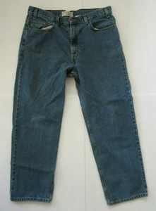 Levis Signature Men's Relaxed Straight Distressed 100% Cotton Blue Jeans W38L29* - Picture 1 of 8