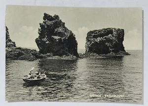 86434 Cartolina - Palermo - Ustica - Faraglioni - VG 1954 - Picture 1 of 2