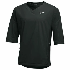 NIKE DRIFIT 3/4 SLEEVE HOT BASEBALL BATTING CAGE JACKET 897383-010 $85 Size XS-L - Picture 1 of 5
