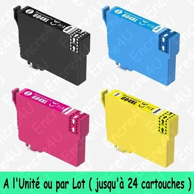 1 à 24 cartouches 604 XL compatibles avec Epson XP 2200 2205 3200 3205 4200 4205 - Photo 1/4