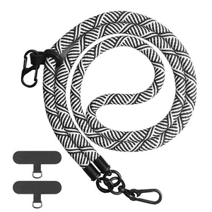 Universal Cell Phone Lanyard Adjustable Nylon Neck Strap Crossbody Thick Rope... - Picture 1 of 6