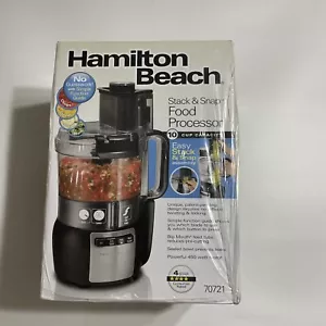 Hamilton Beach 10-Cup Food Processor with Bowl Scraper New in Box SEALED - Picture 1 of 7