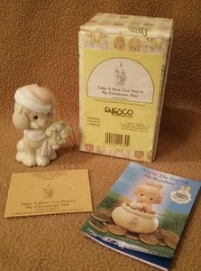 Precious Moments Ornament 1994 "TAKE A BOW CUZ YOU'RE MY CHRISTMAS STAR" #520470 - Picture 1 of 8