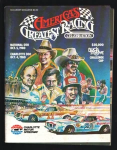 Sports Pub: Charlotte Motor Speedway NASCAR Auto Race Program 10/5/1980-Natio... - Picture 1 of 1