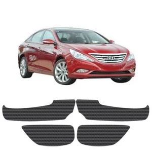 Carbon Fabric Inside Door Panel Pad for 04/2010 - 09/2014 Hyundai i45 - Picture 1 of 11