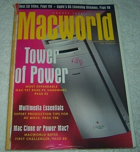 Macworld Magazine August 1995 MacIntosh Apple Mac Computers - Picture 1 of 1