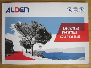 Alden Produkte SAT- TV- Solar-Systeme Wohnwagen Wohnmobil Prospekt Katalog - Bild 1 von 1