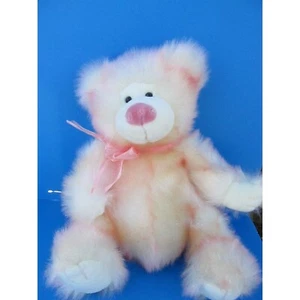 Russ Berrie & Co. Teddybär "Taffie" glitzernd 14 Zoll hellrosa - Bild 1 von 8