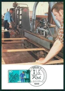 BERLÍN MK 1986 PROFESIONES CARPINTERO CARPINTERO TARJETA MÁXIMA MAXI CARD MC hc95 - Imagen 1 de 2