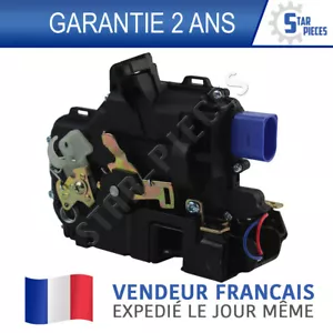 SERRURE DE PORTE INTERIEURE AVANT GAUCHE CONDUCTEUR VW POLO 9N T5 3B1837015AQ - Imagen 1 de 4