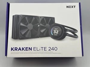 NZXT Kraken Elite 240mm - RL-KN24E-B1 – AIO CPU Liquid Cooler – Customizable LCD - Photo 1/5