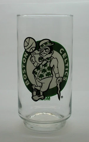 NBA BOSTON CELTICS 1986 MOBIL WORLD CHAMPIONS GLASSES 5.5" Cover