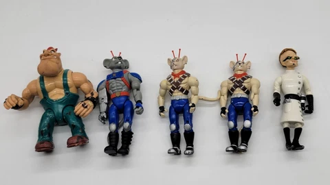 Biker Mice from Mars Figures lot (Vintage  Lot of 5 figures) Cover
