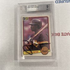 Tony Gwynn 1983 Donruss Rookie #598 Hand Signed Auto