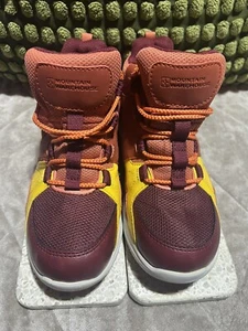 Mountain Warehouse Boots UK2 Isodry Burgundy Waterproof Girls Hiking Walking NEW - Picture 1 of 13