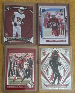 Marvin Harrison Jr Football Trading Cards Panini Rookie Lot (8 Cards Total) - Picture 1 of 4