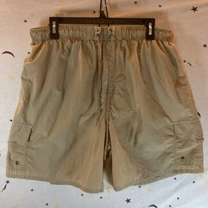 Catalina Island Wear Large Swim trunks Mens Tan Pockets Cargo - Picture 1 of 15